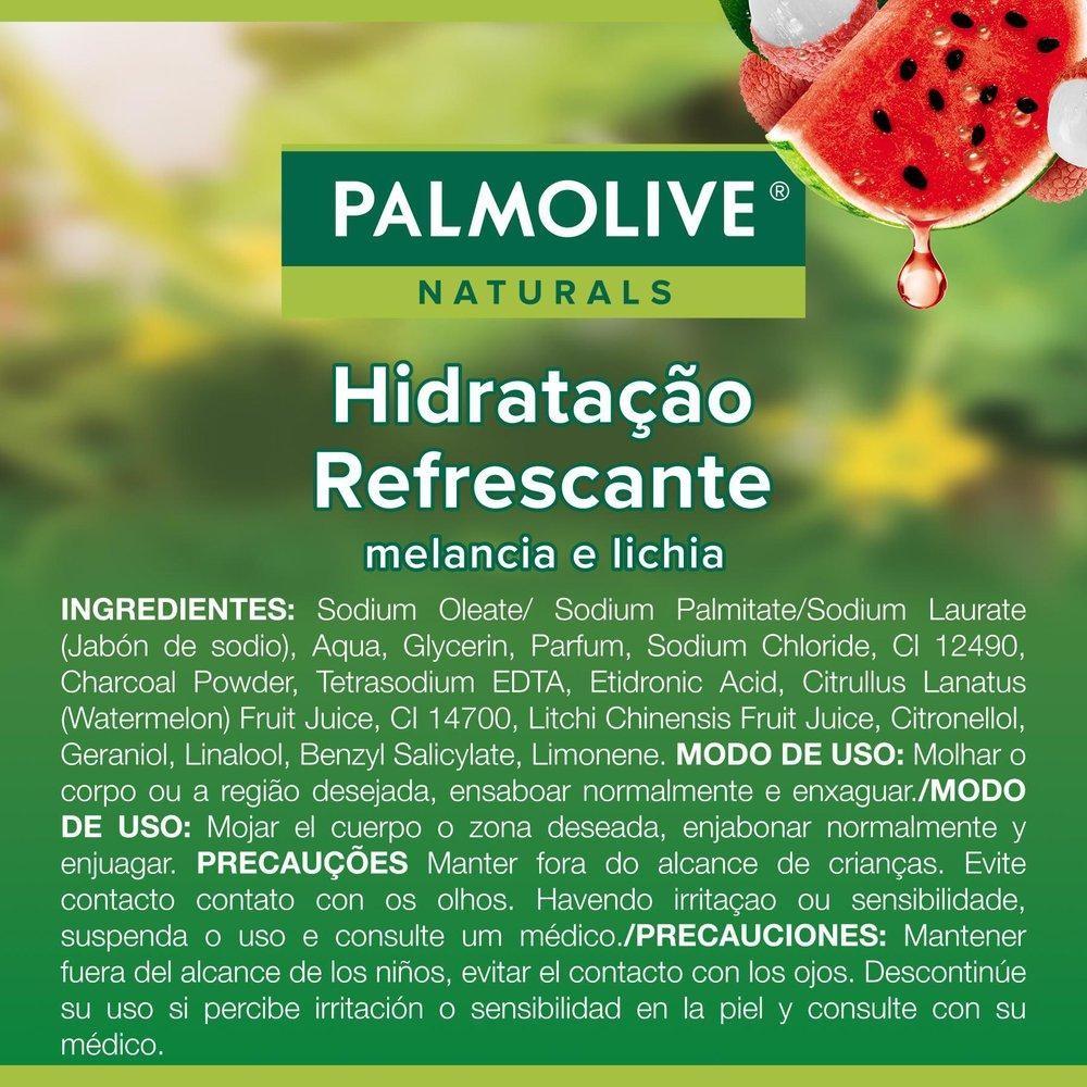 Sabonete Em Barra Palmolive Naturals Hidratação Refrescante Melancia Lichia 8x85g