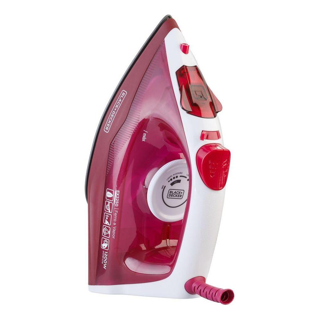 Ferro De Passar Roupa A Vapor Black Decker 127V Spray Frontal