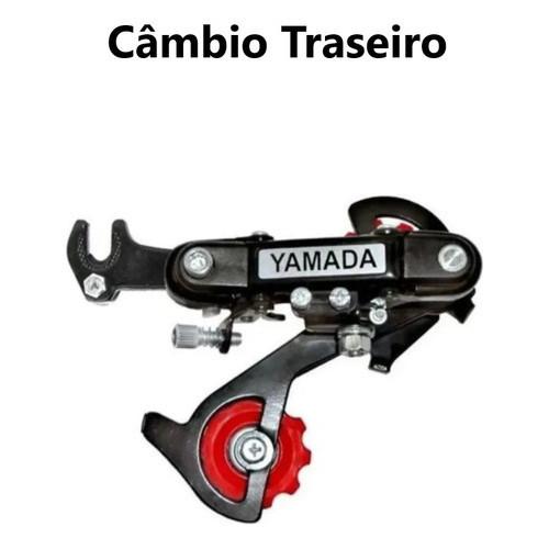 Kit Cambios Yamada Dianteiro/traseiro 7v + Corrente 116 Elos