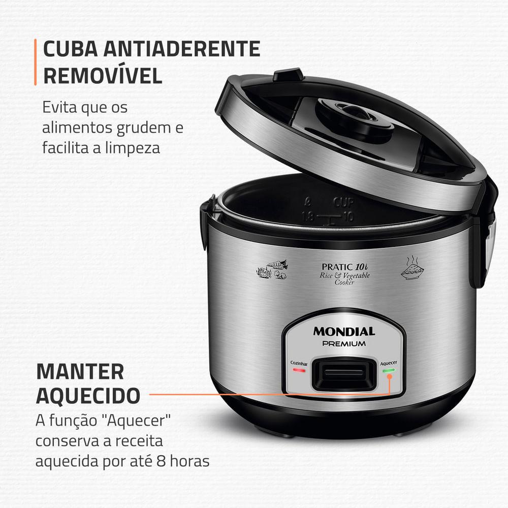 Panela Elétrica Mondial Pratic 10I Pe-42-10x