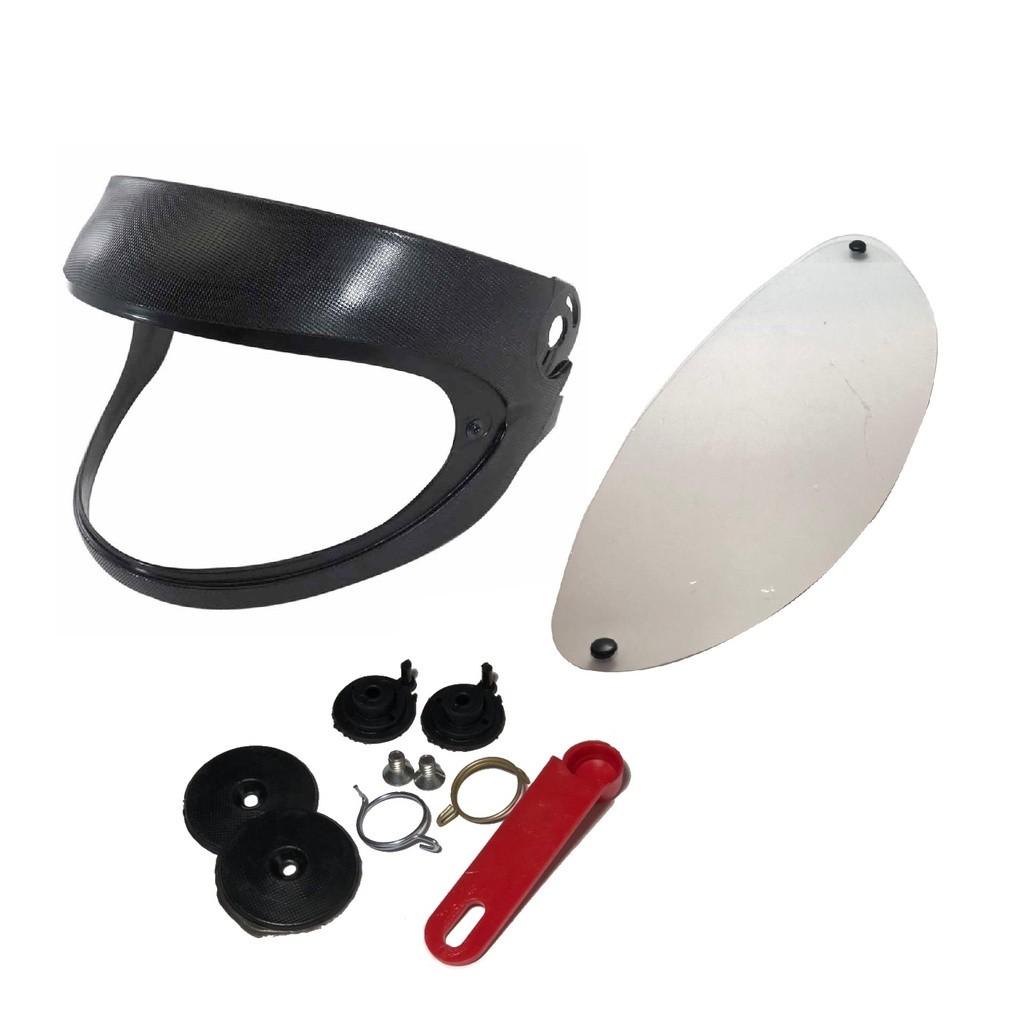 Pala + Viseira + Reparo Capacete Taurus San Marino Completo