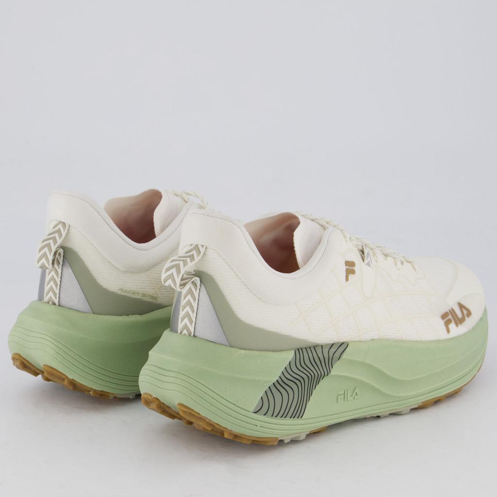 Tênis Fila Racer Skytrail Feminino Bege E Verde