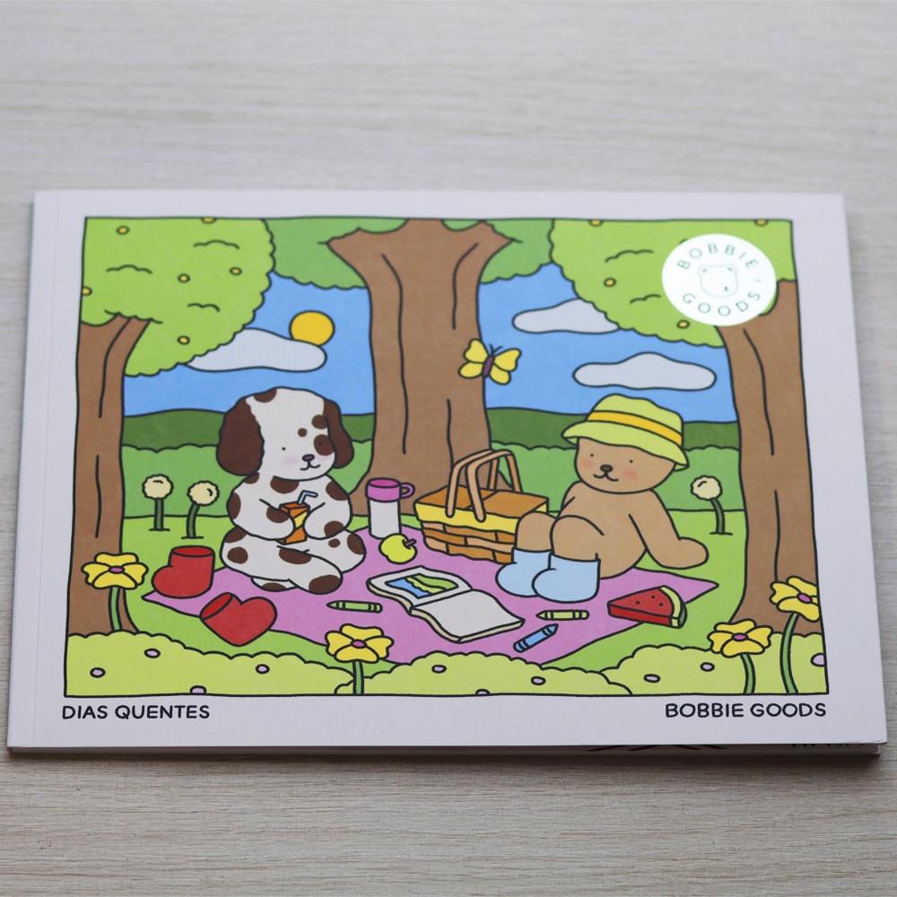 Kit Do Dia Para A Noite + Dias Quentes - Kit Bobbie Goods Livro De Colorir