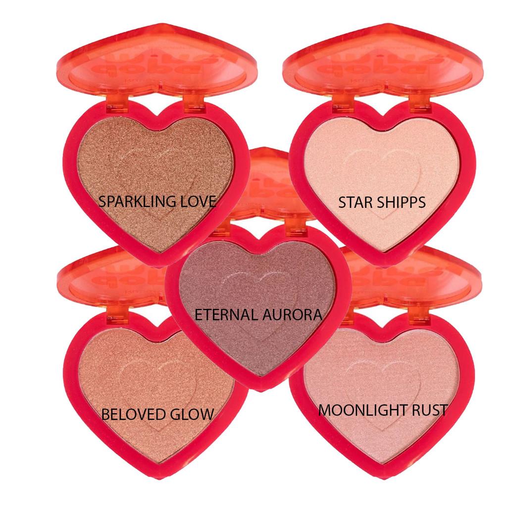 Iluminador Dopamine Heart Radiante Ruby Rose Hbf1603