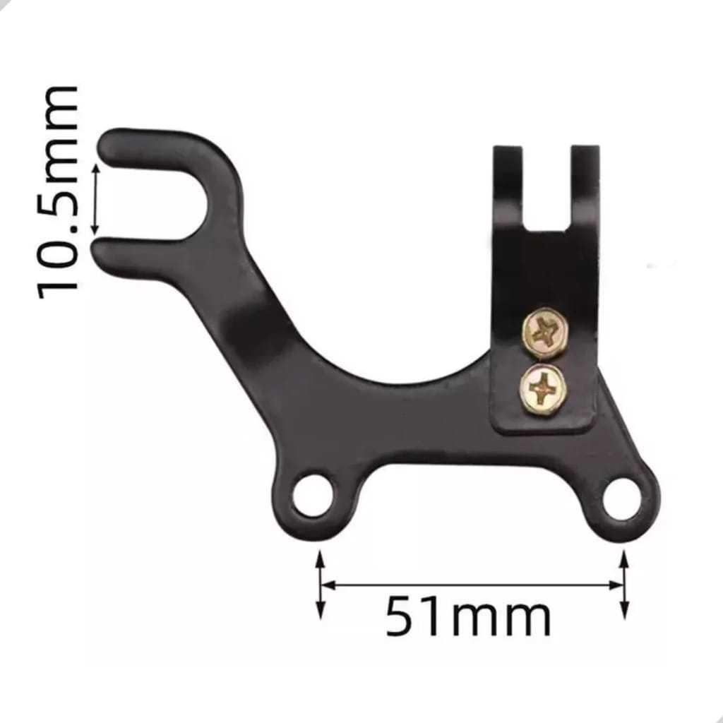 Par Adaptador Freio A Disco Pinca P/Bicicletas Diant/Tras