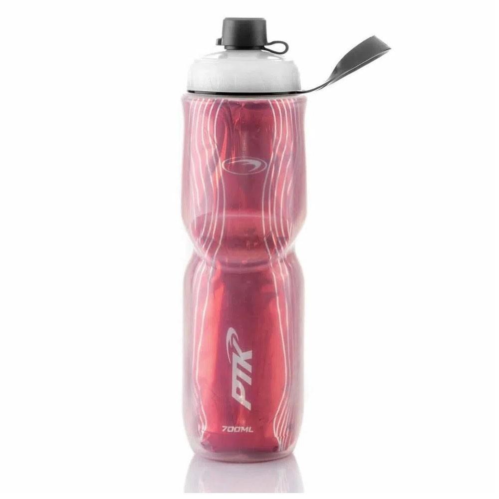 Caramanhola Garrafinha Squeeze Ciclismo Bike Academia Térmica Ptk Rastro 700ml - Livre De Bpa