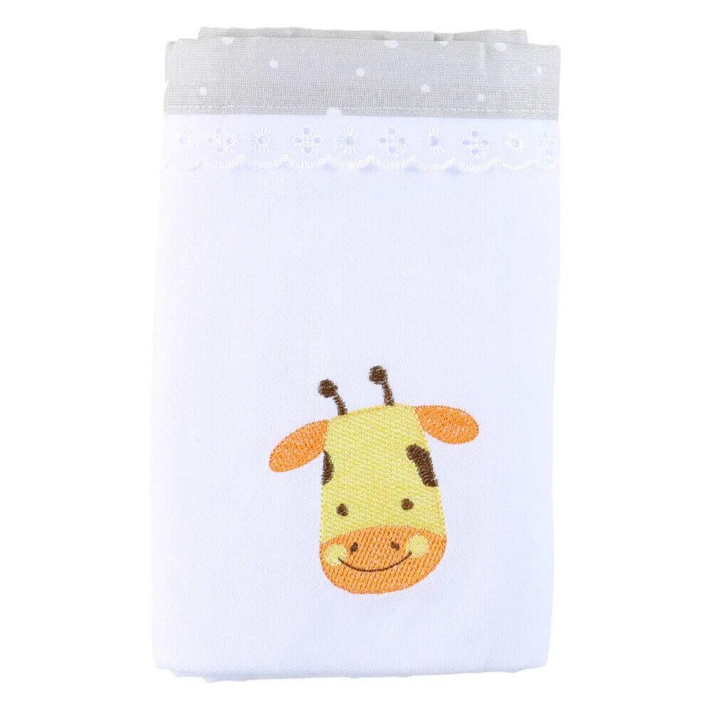 Cueiro Baby Gijo Safari Cute 03 Peças 80cm X 80cm