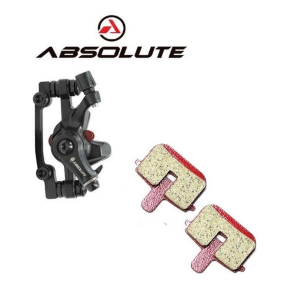 Pinça De Freio Disco Mecânico Paco Gts Absolute Dianteira Ou Traseira Pastilha Freio Inclusa