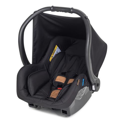 Kit Bebê Conforto 0 A 13 Kgs Cadeirinha Cadeira Auto Carro + Base Bolt Preto Tutti Baby