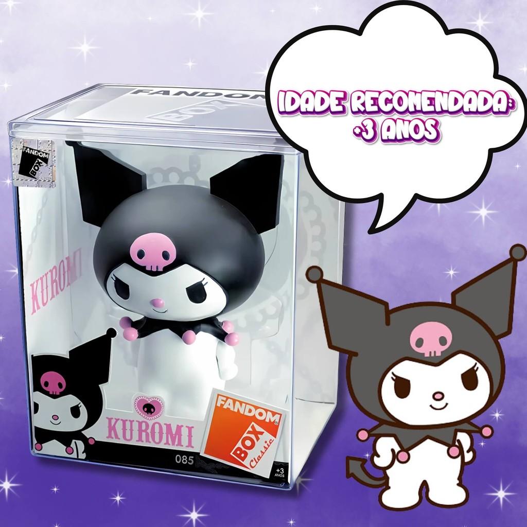 Fandom Box Hello Kitty Kuromi Boneco Colecionável Material Vinil Atóxico Lider
