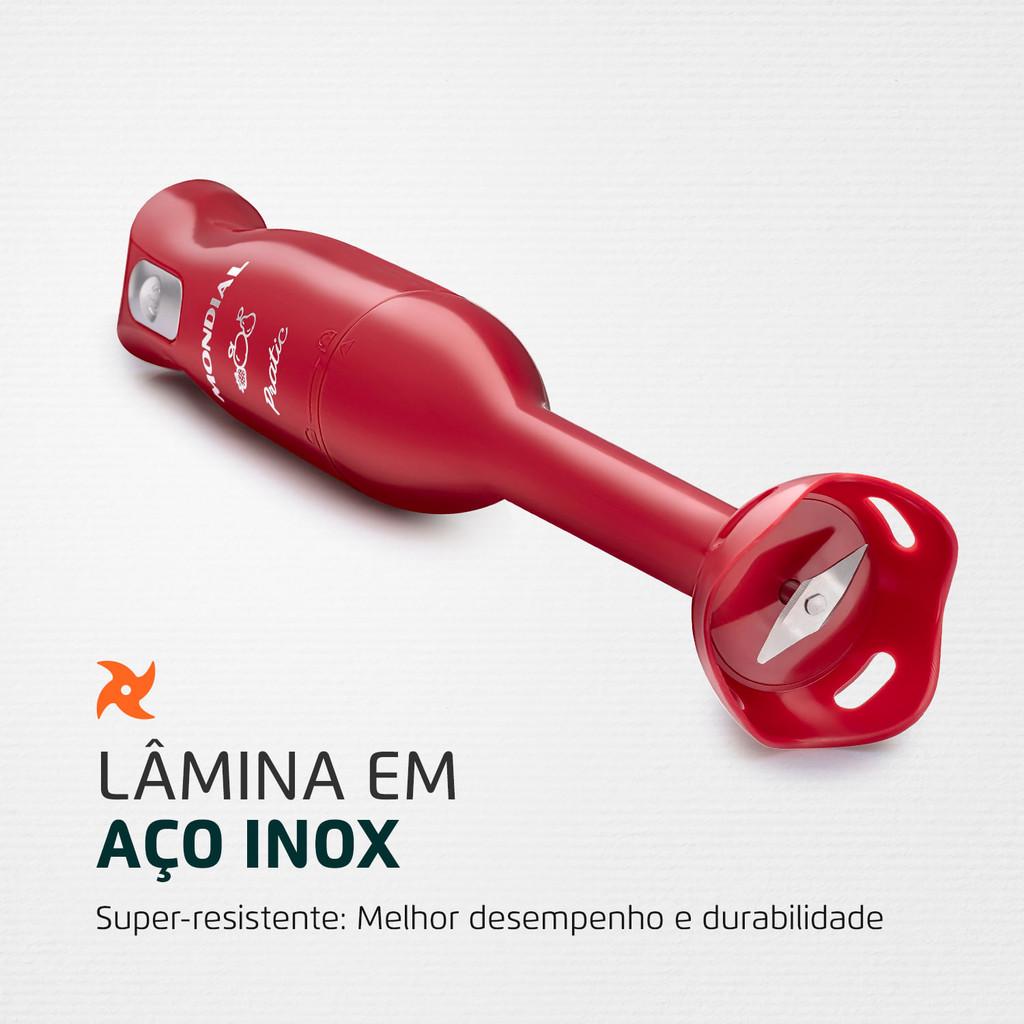 Mixer Pratic Mondial Vermelho 200W M-15-r