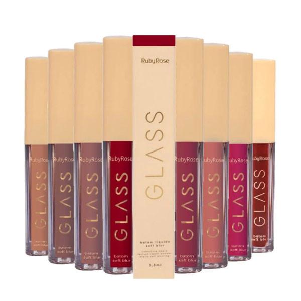Batom Liquido Ruby Rose Soft Blur Glass Hb579