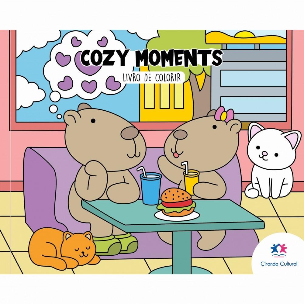 Livro Cozy Moments - Livro De Colorir