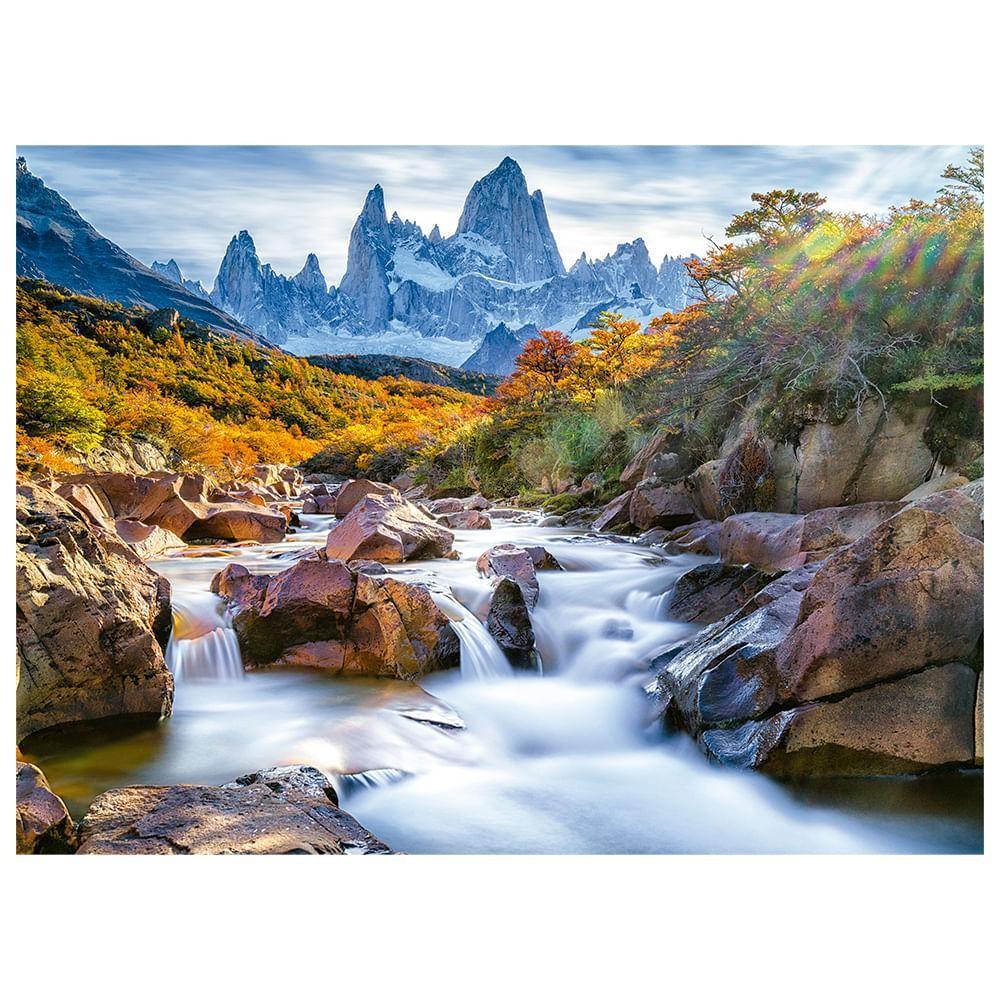 Mini Quebra-cabeça 500 Peças Águas Da Patagonia