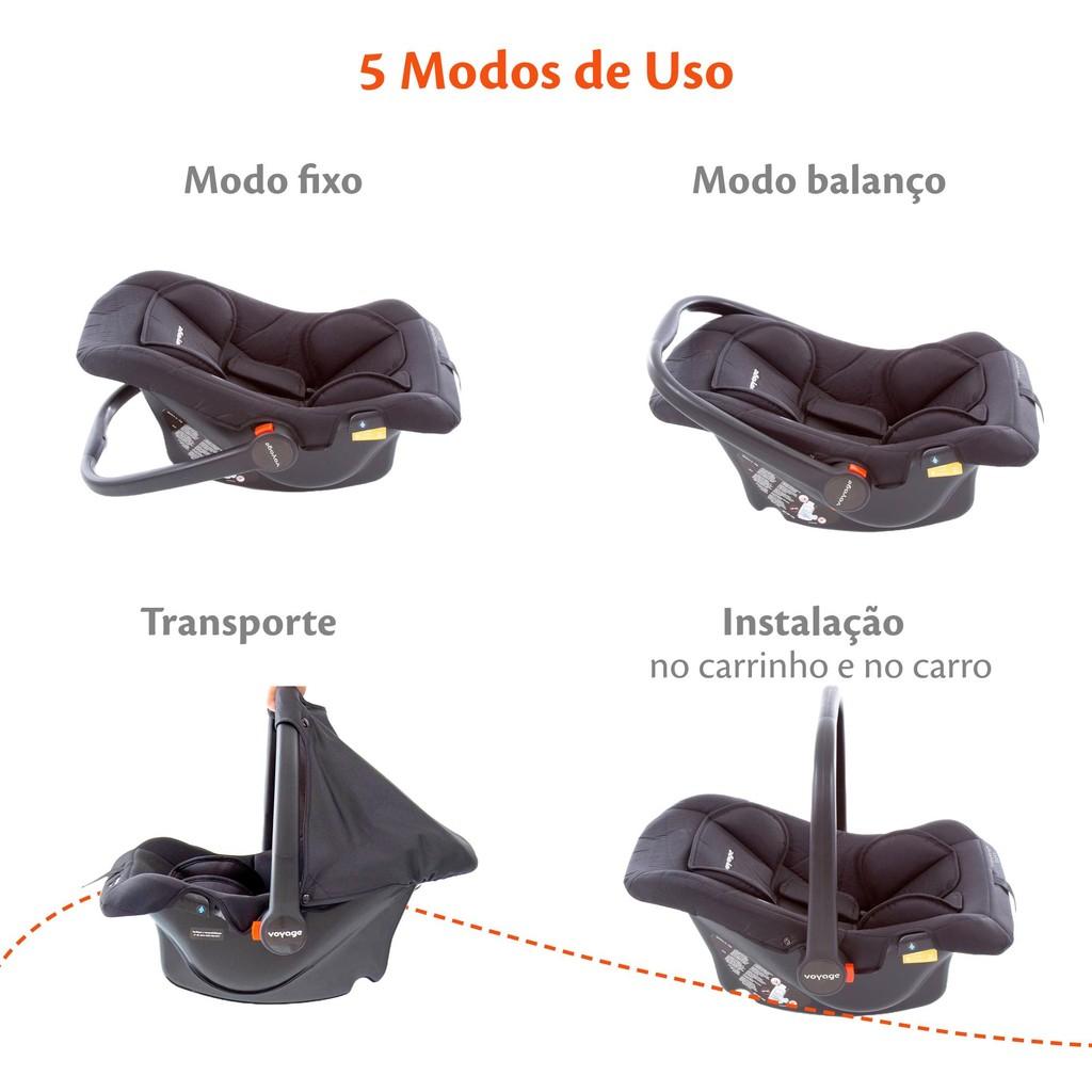 Bebê Conforto Voyage 0-13kg Beta Preto