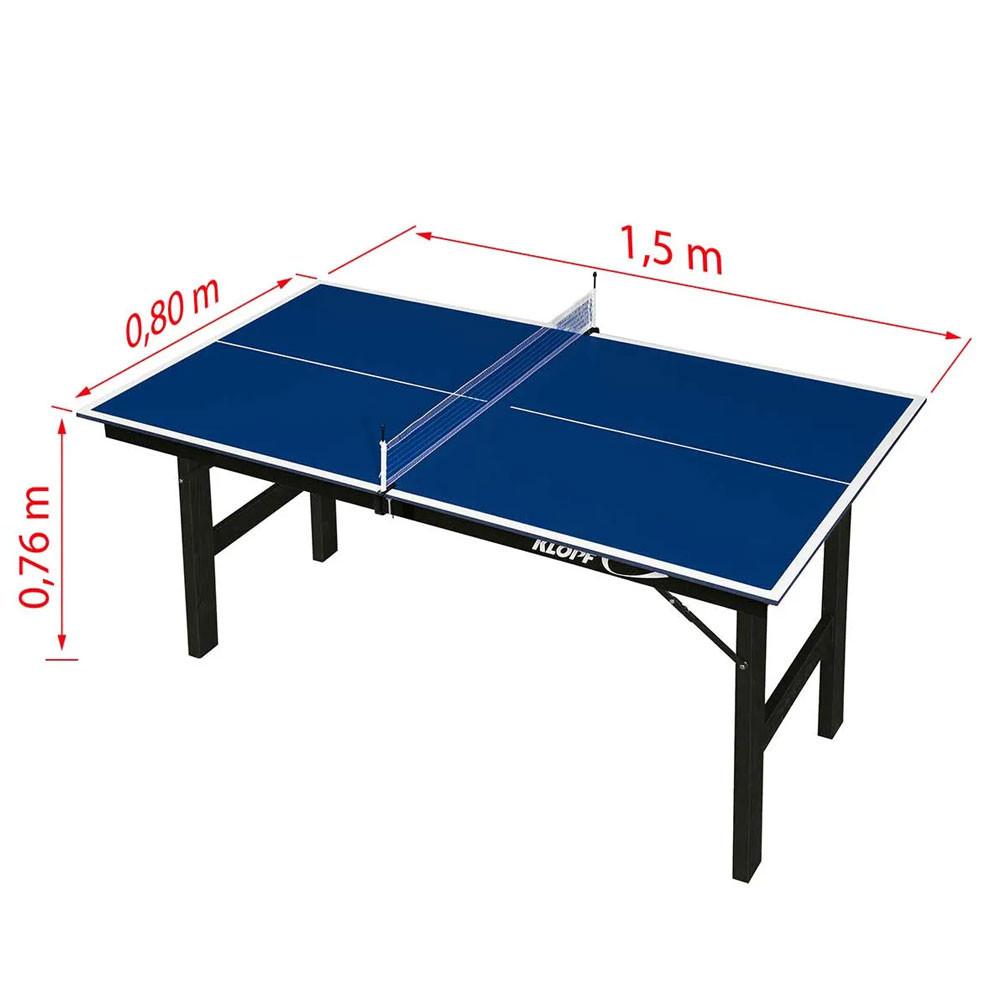 Kit Mesa Ping Pong Com Rede Klopf