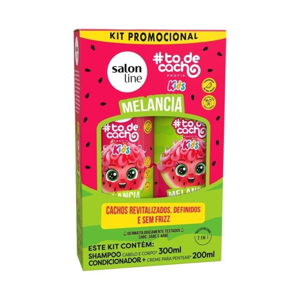 Kit Shampoo Condicionador Salon Line Kids Melancia