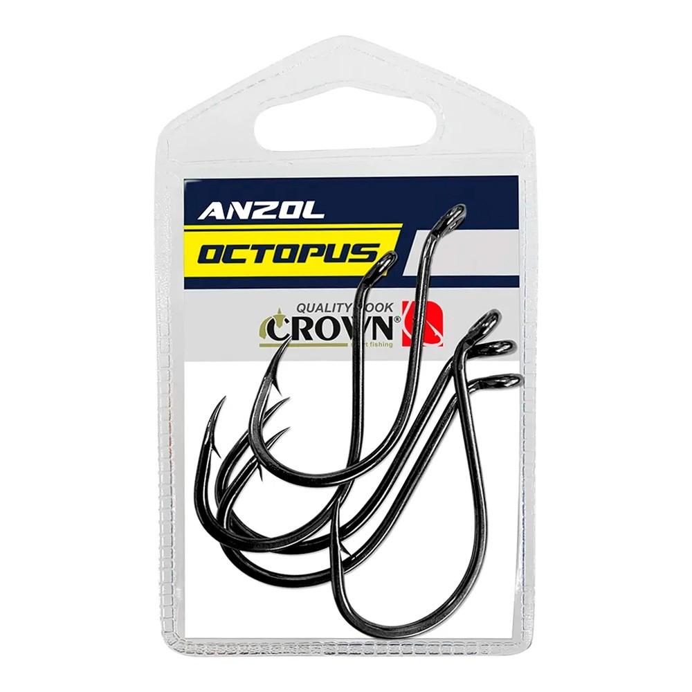 Anzol Para Pesca Octopus Black - Crown