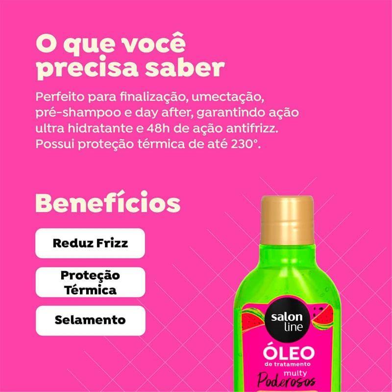 Óleo Capilar Salon Line Cachos Multy Poderosos Melancia 50ml