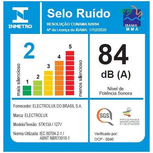 Aspirador De Pó Vertical Com Fio Electrolux 1100w 2 Em 1 Filtro Hepa Azul (stk13a)