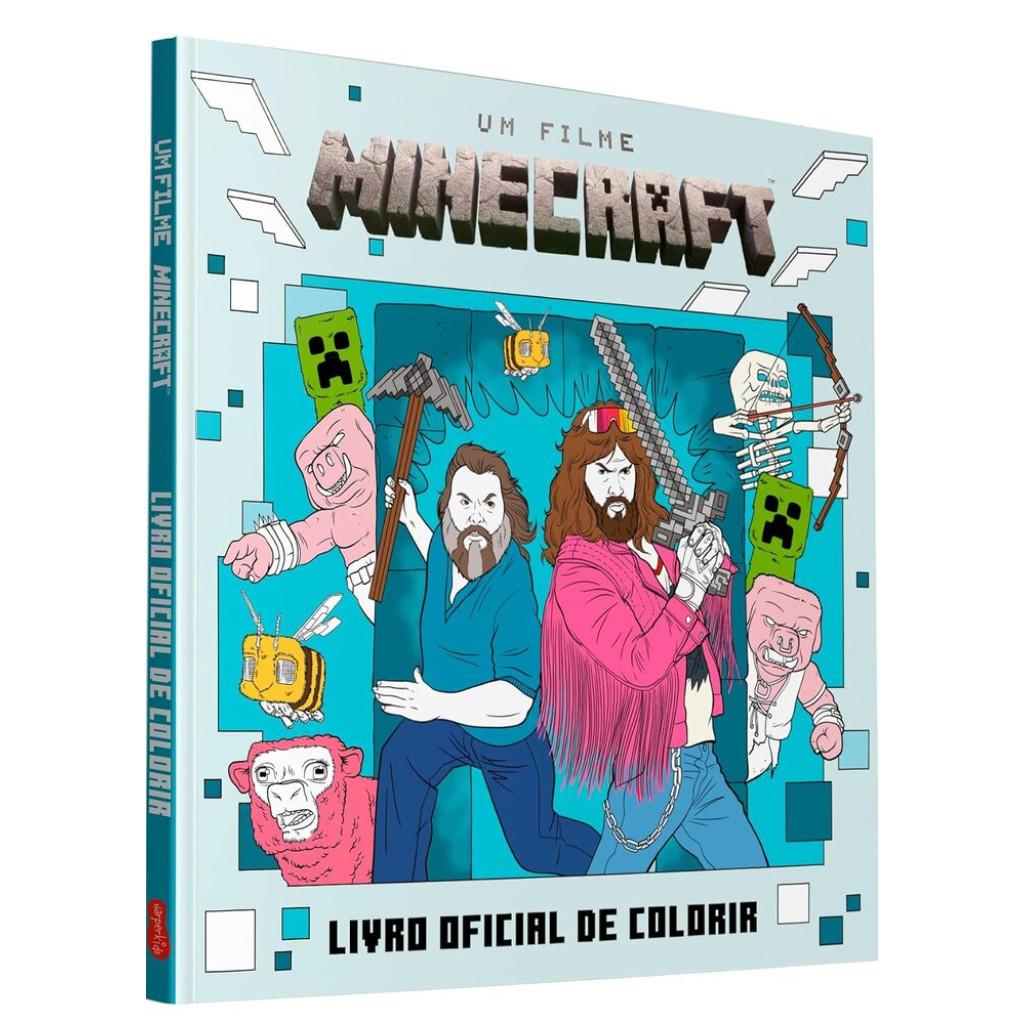 Um Filme Minecraft Livro Oficial De Colorir