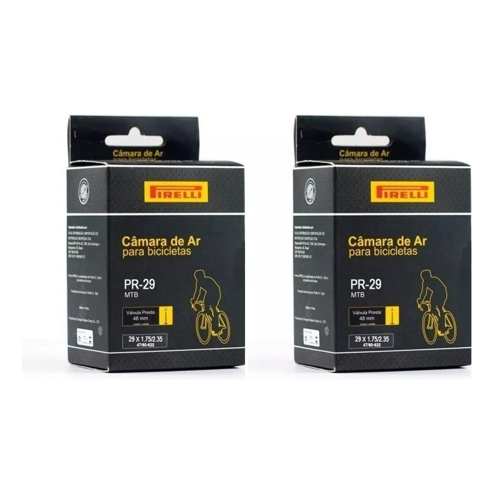 2 Câmara De Ar Pirelli Mtb 29x1.75/2.35 Presta 48mm