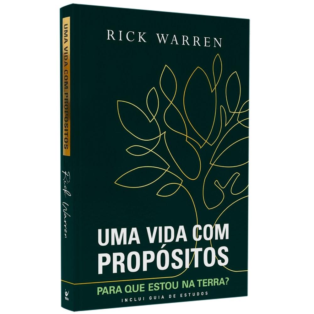 Kit Devocional Uma Vida Com Propósitos + Bíblia Sagrada Floresça Nvi - Kit Propósito