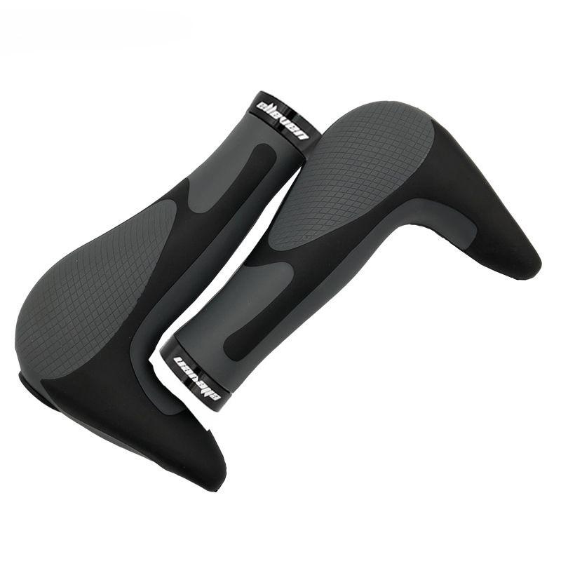 Manopla Anatômica Gel C/Bar End Chifre Trava P/bike Barend Czo