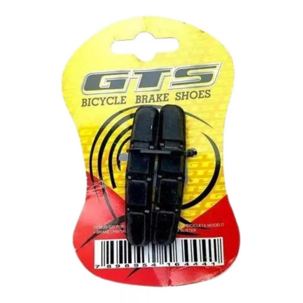 Pastilha Kit 4 Pares Sapata Freio Gts V-brake Orbital 70mm Bike