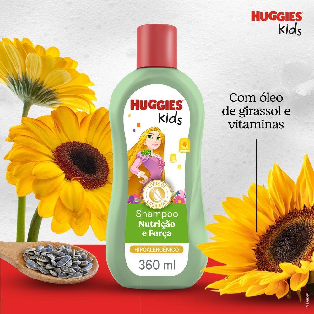 Shampoo Huggies Kids Nutrição E Força Enrolados 360 Ml