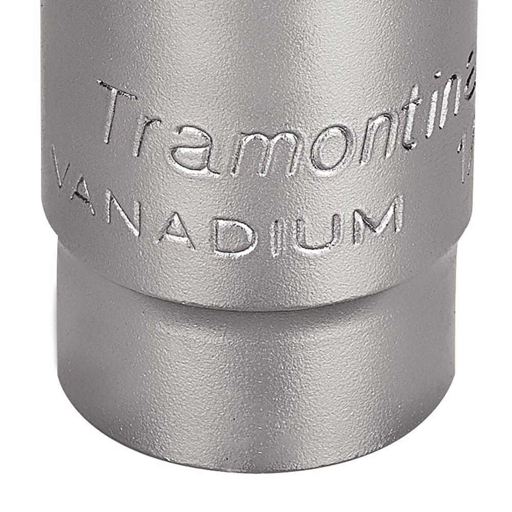 Soquete Estriado Em Aço Cromo Vanádio 24 Mm - Encaixe 1/2 Tramontina PRO