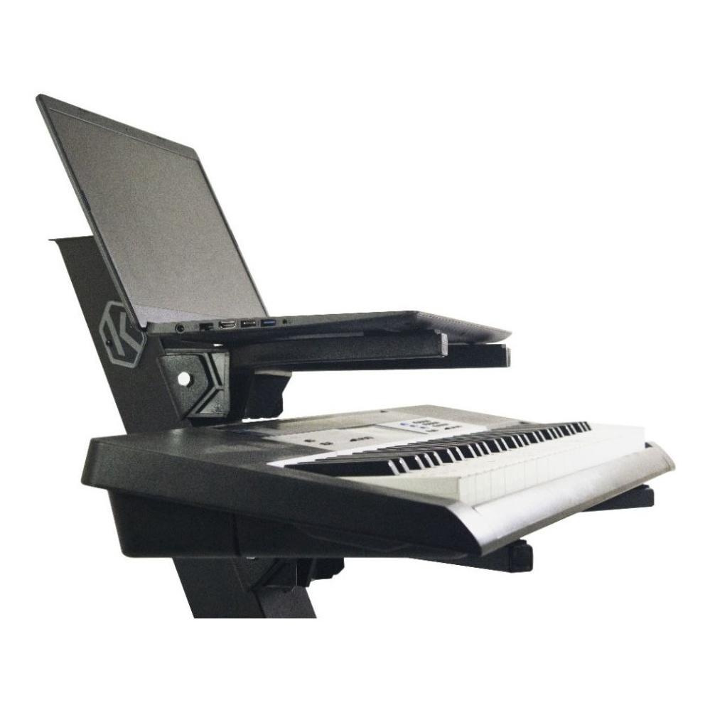 Suporte Teclado Duplo Notebook Estante Ask Pmd3 Piramidal