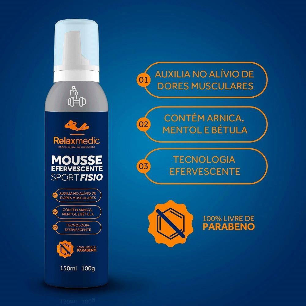 Mousse Spray Efervescente Arnica Dor Sport Fisio Relaxmedic
