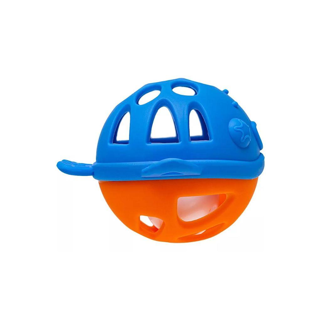 Mordedor Flexível Com Chocalho Baleia Em Silicone 16976 Buba