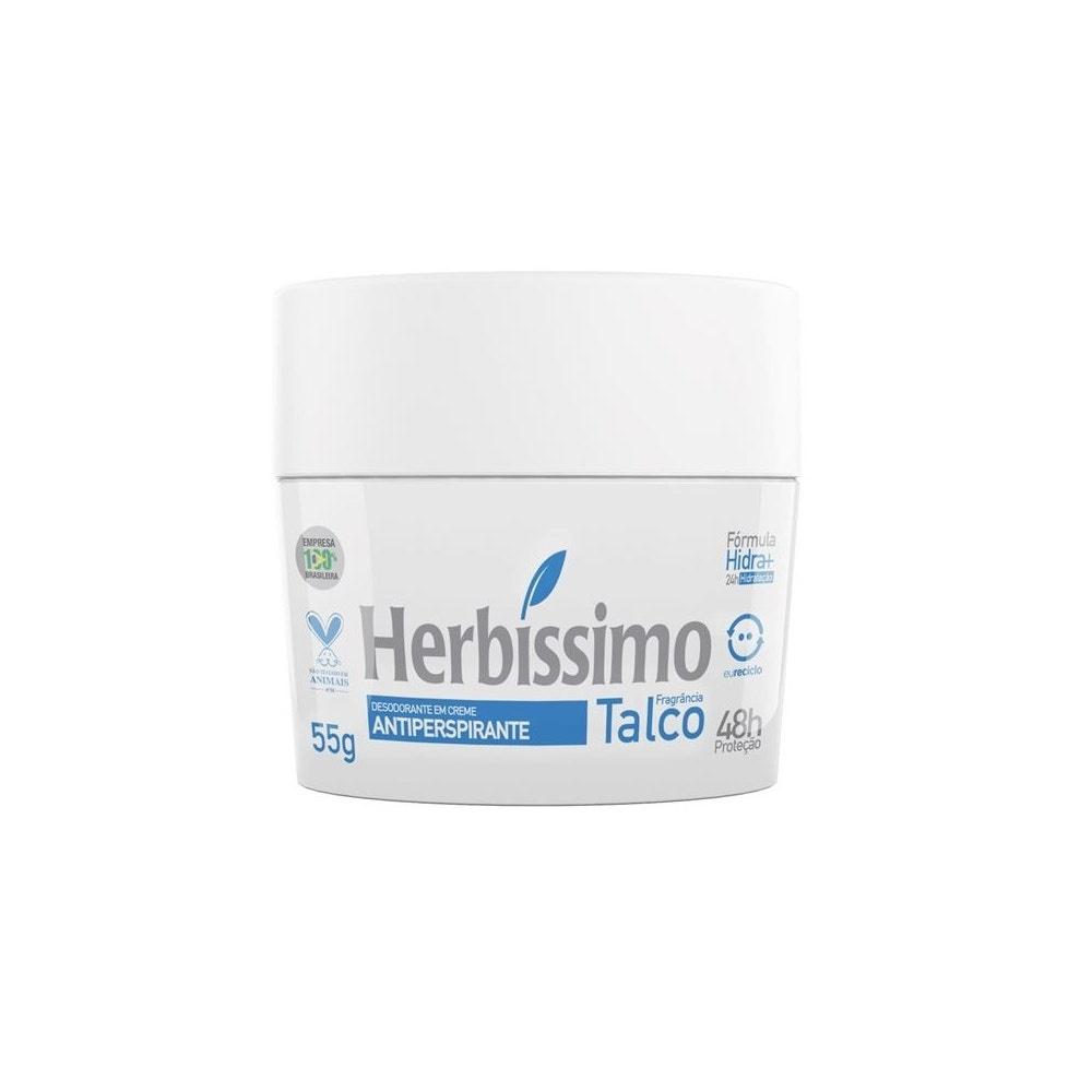 Desodorante Creme Herbíssimo Talco 55gr