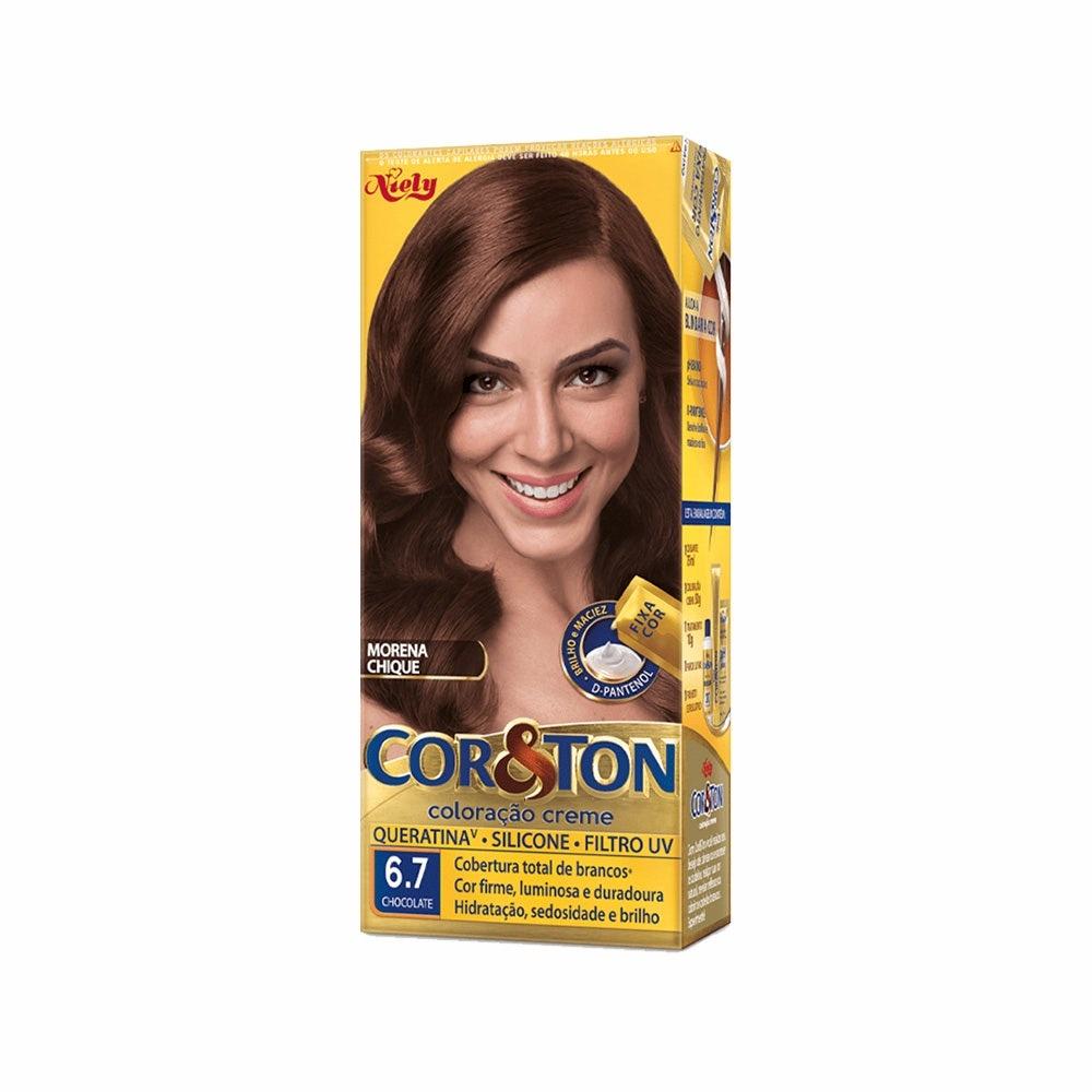 Tintura Cor Ton 6.7 Chocolate