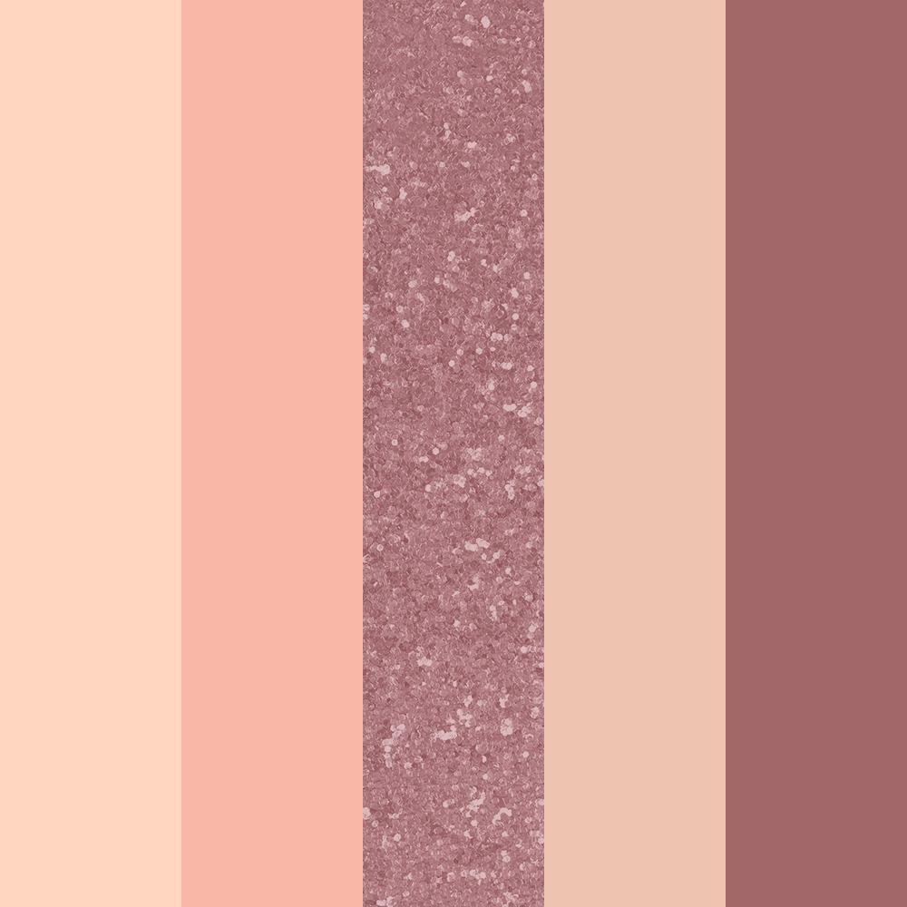 Vult Essentials Rose 5 Shades Paleta De Sombra Em Pó 3g
