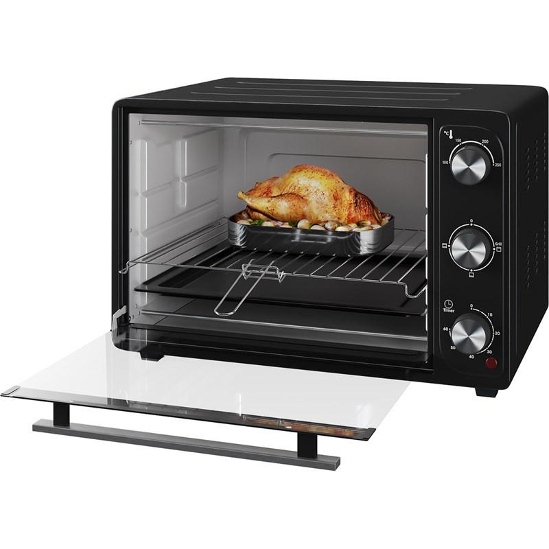 Forno Elétrico Suggar 50 Litros Preto Grill Timer 60 Min Temperatura 250 C Bancada Alta Potência