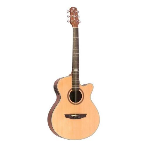 Violao Eletroacustico Strinberg Black Sa200c Natural Matte