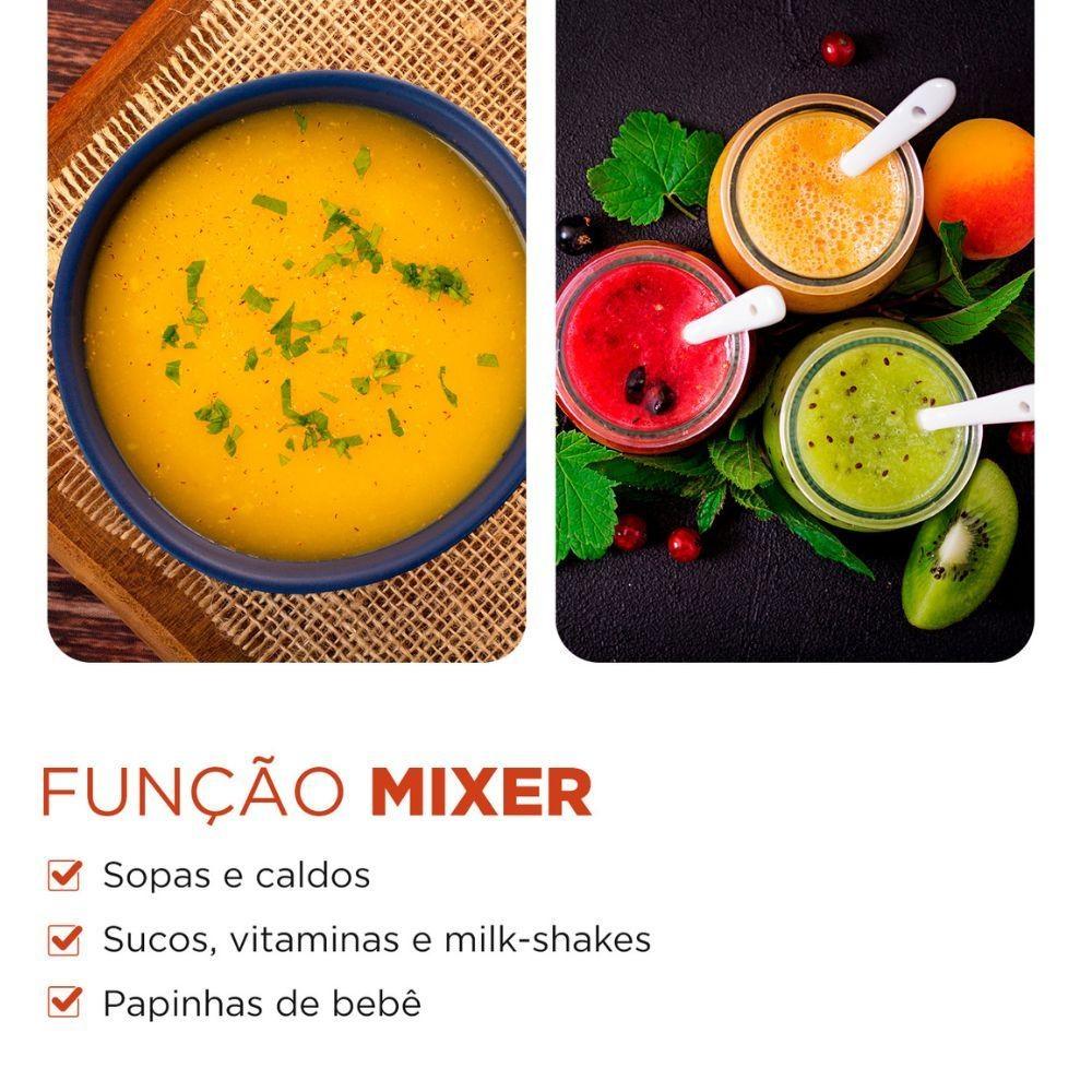 Mixer Mondial 3 Em 1 Preto M14