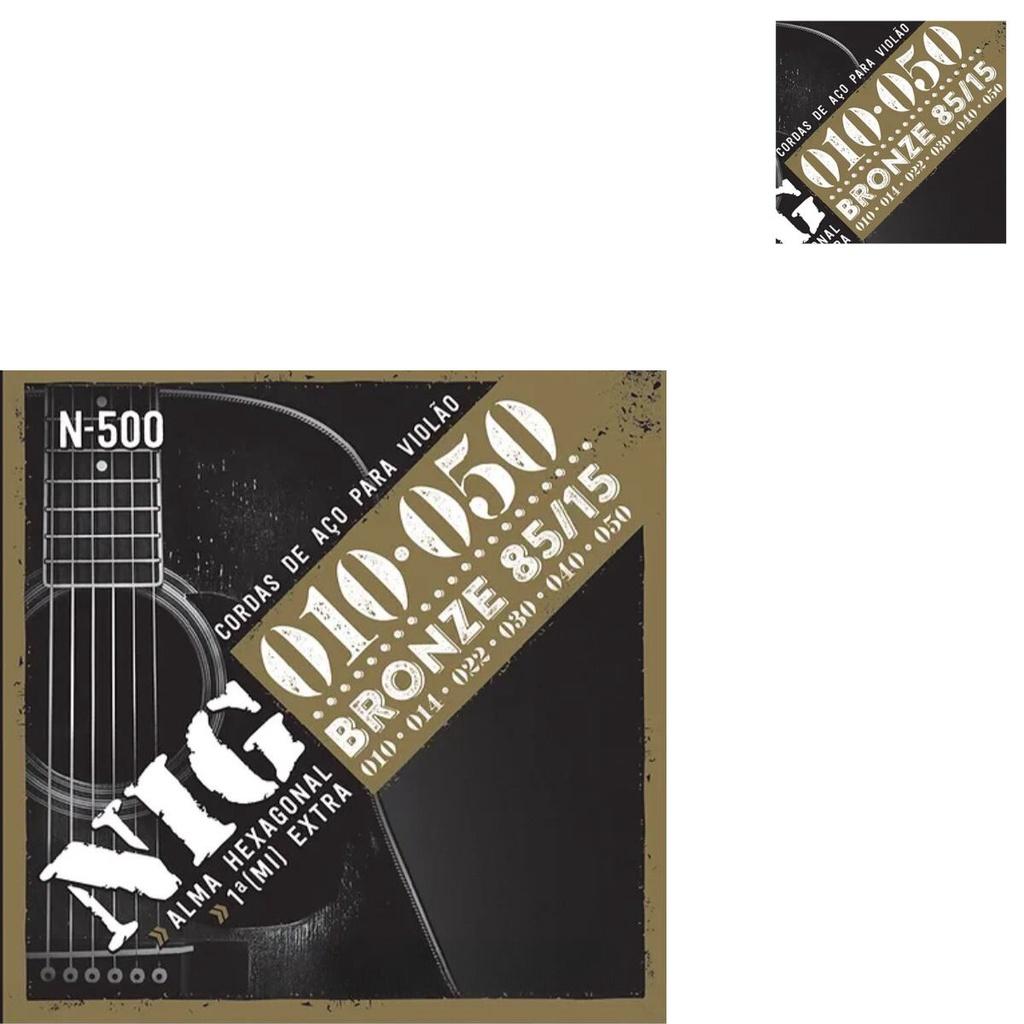 Encordoamento Violão Aço Bronze Nig N-500.010 Prn500l