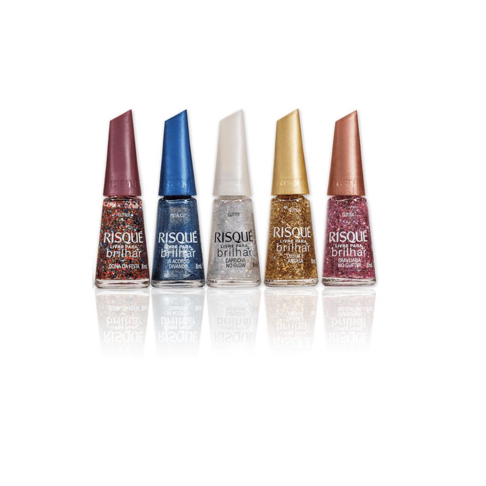 Esmalte Risqué Livre Para Brilhar
