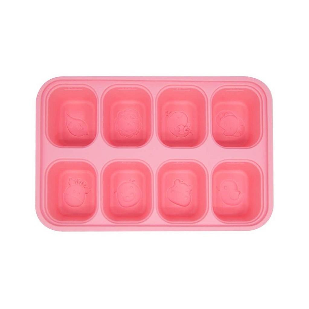 Porta Papinha De Silicone Com Tampa 8 Cubos (30ml) Porquinho - Marcus