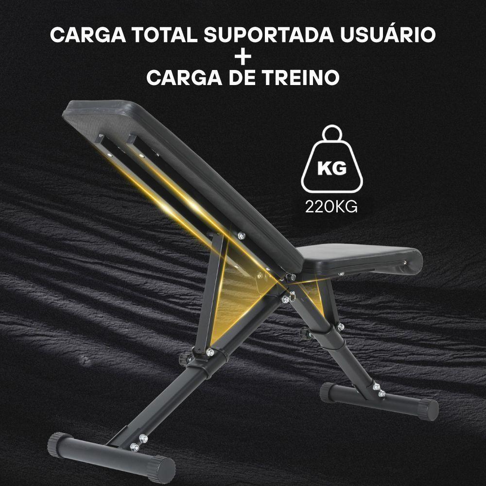 Banco Para Musculação Gallant Elite 13 Níveis De Inclinação (gbs01h13apt)