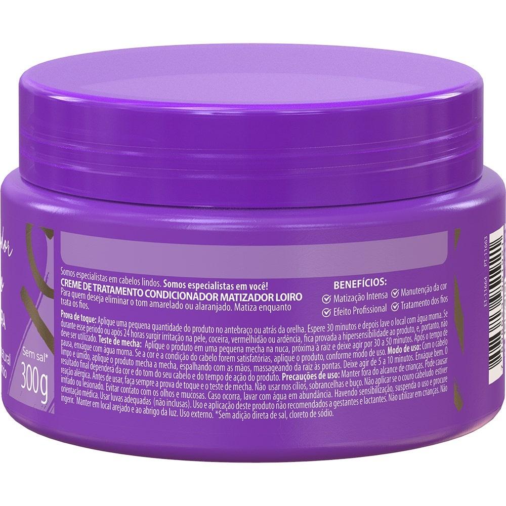 Máscara Meu Liso Matizadora Loiro Salon Line 300g