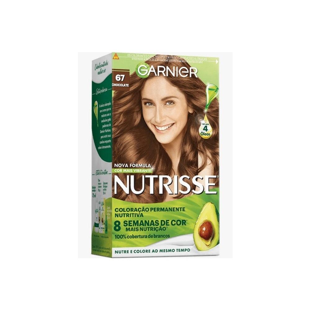 Tintura Nutrisse 67 Louro Escuro Dourado Acaju