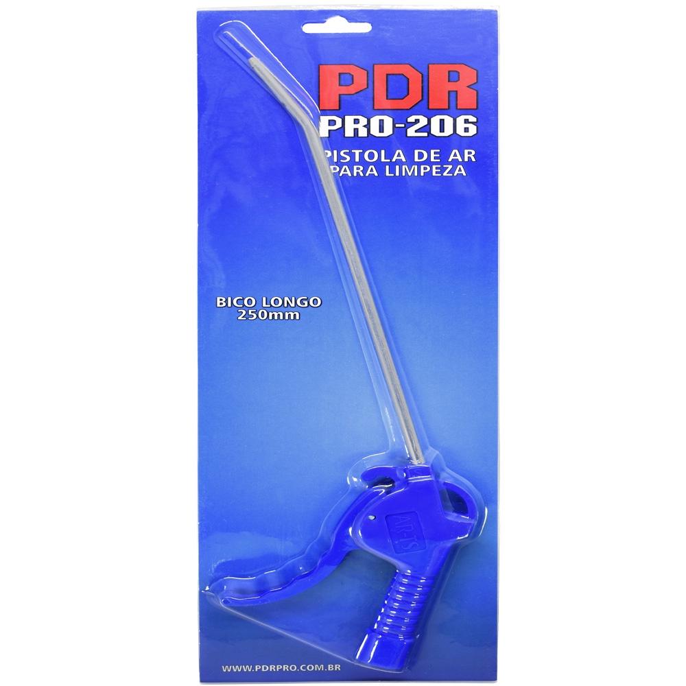 Pistola Pneumática Limpeza Ar Comprimido Bico Longo Pdr