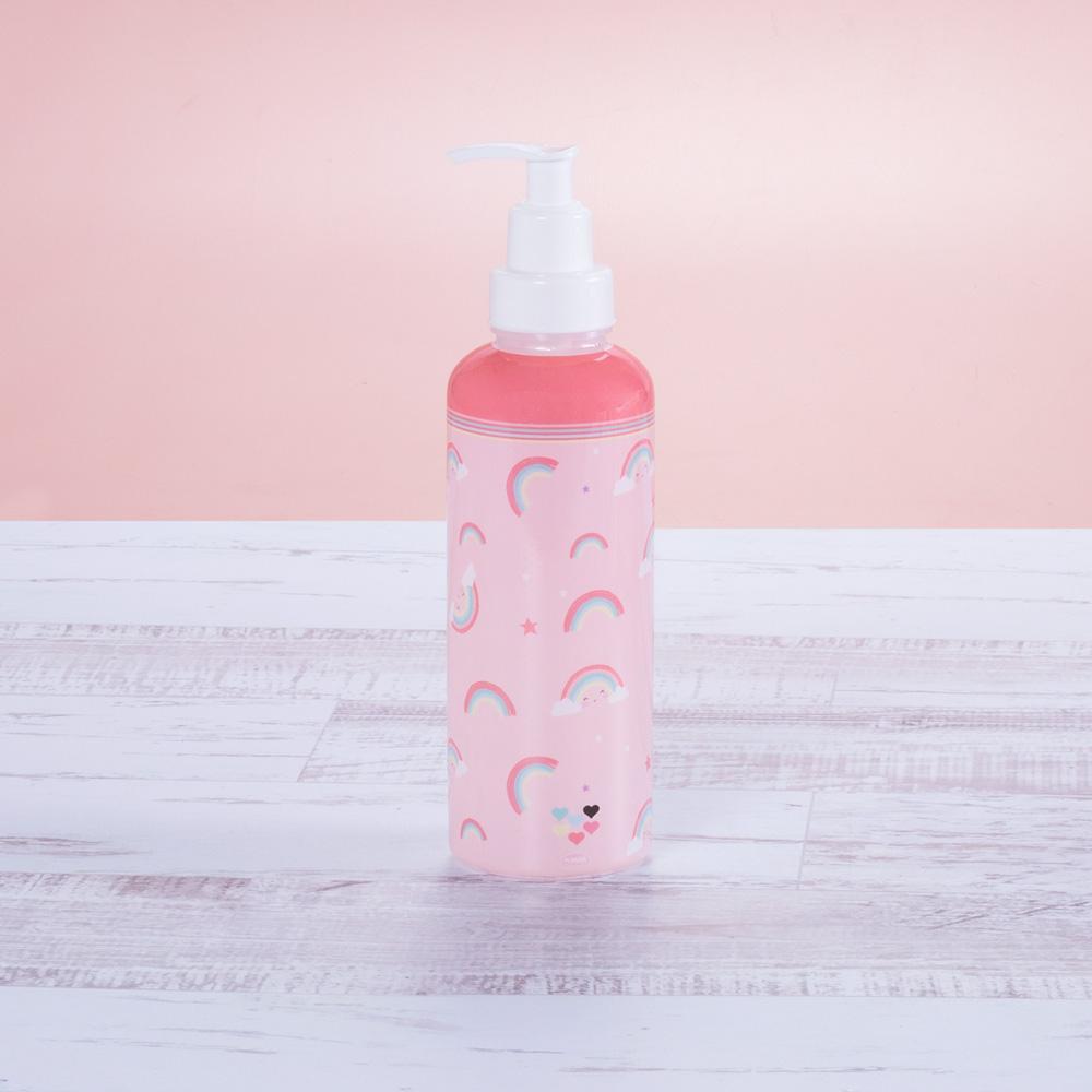 Kit Higiene Arco Íris Chuva De Amor Bebê 5 Peças Plasútil
