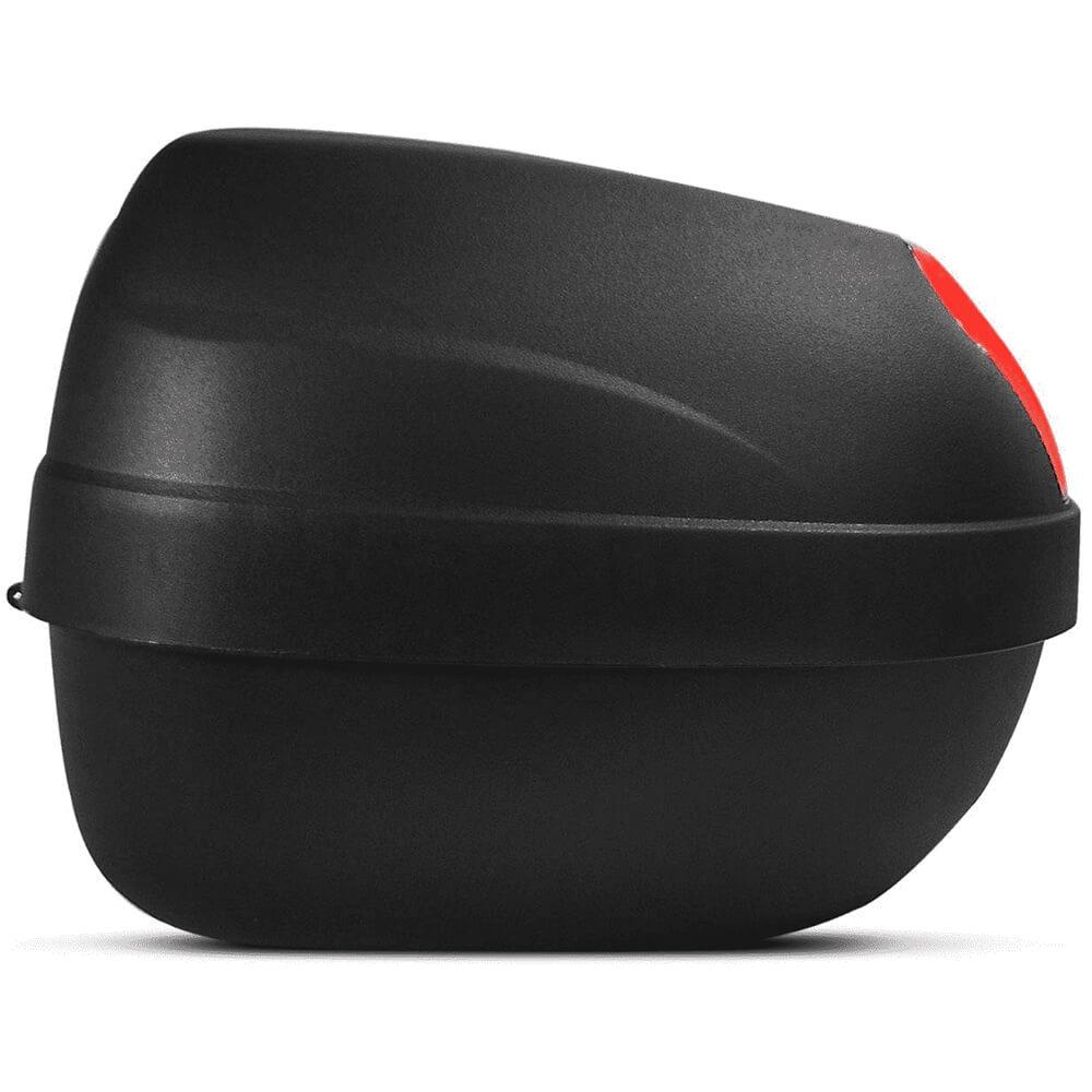 Bauleto Moto Traseiro 28L Smart Box 2 Lente Vermelho Bp-03 PRO Tork Baú Moto Motoboy Motofrete