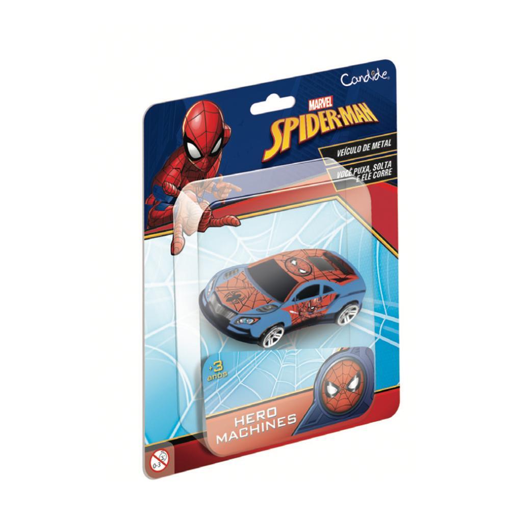 Mini Veiculos Pull Back Do Homem Aranha - Classic Spiderman